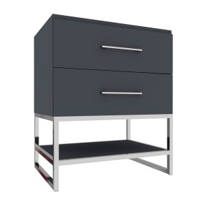 Genesis - 30" 2-Drawer Vanity with Open Shelf