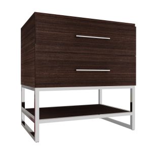 Genesis - 36" 2-Drawer Vanity with Open Shelf