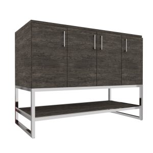 Genesis - 48" 4-Door Vanity with Open Shelf