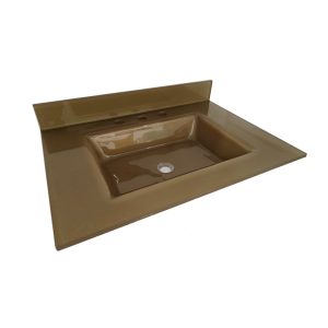 Murano 31" Yellow Glass Sink Top