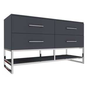 Genesis - 60" 4-Door Vanity with Open Shelf
