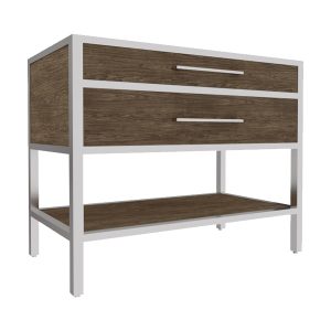 Manhattan - 42" Single Drawer Vanity with Open Shelf