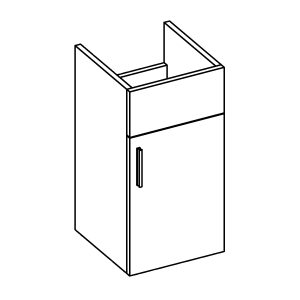 Daytona + Infinity - 1-Door vanity
