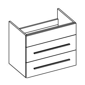 34"-36" 2-Drawer Vanities
