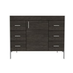 Jupiter 42" - 1 Door, 6 Drawers Tuxedo Grey