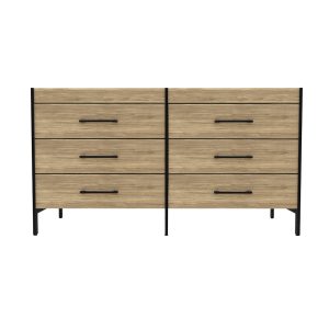 Jupiter 60" 6-drawer - Oregon Ash