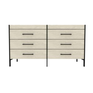 Jupiter 60" 6-drawer - Silverado