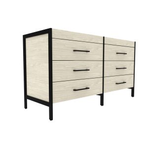 Jupiter 60" 6-drawer - Silverado