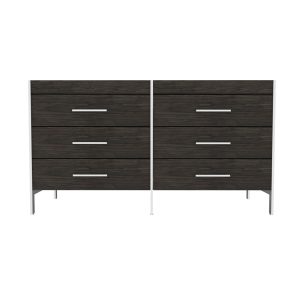 Jupiter 60" 6-drawer Tuxedo Grey