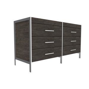 Jupiter 60" 6-drawer - Tuxedo Grey