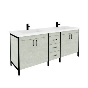 Jupiter 72" 4-door, 3-drawer Silverado with black matte finish