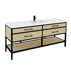 Manhattan 72" Single Bowl - Light Maple