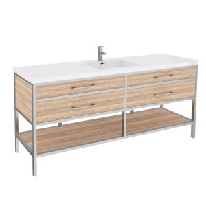 Manhattan 72" Single Bowl - Oregon Ash