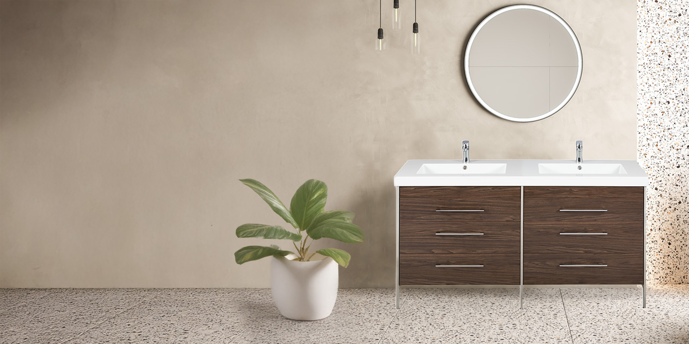 Jupiter 60" double sink