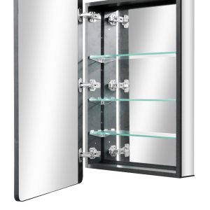 Tiffany Medicine Cabinet with black matte frame