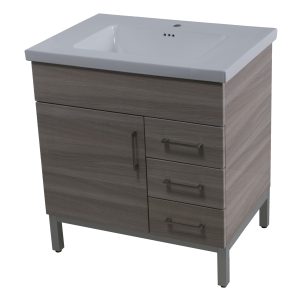 23"-24" 1-Door, 3-Drawer Vanities