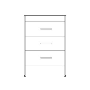 20" 3-Drawer Vanity for AUTUMN 21